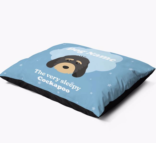 'The Very Sleepy Dog' - Personalised {breedFullName} Dog Bed